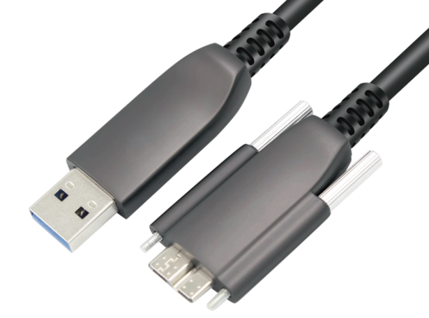 USB3.0 Type-A Male to Micro-B Male Active Optical Cable