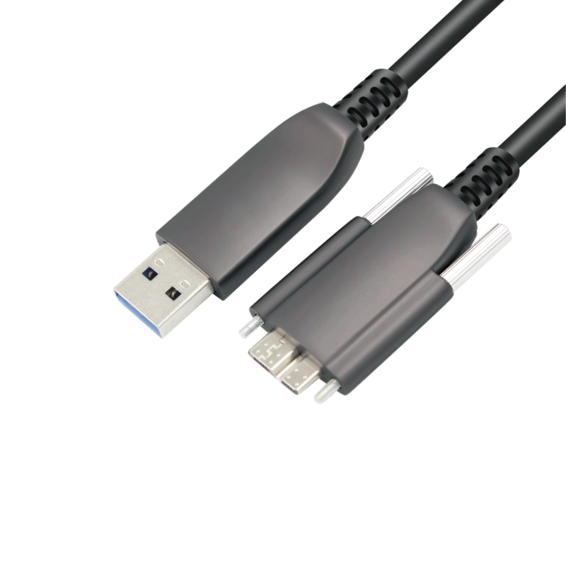 USB 3.0 Type-A Male to Micro-B Male Active Optical Cable