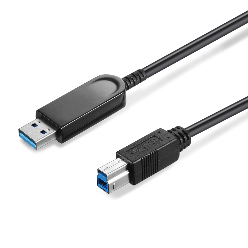 USB Type-A Male to Type-B Male Active Optical Cable